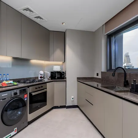 Waves Holiday Homes - 15 Northside, Tower 1, Two Bedroom دبي المظهر الخارجي الصورة