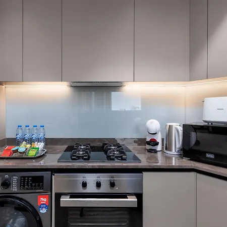 Waves Holiday Homes - 15 Northside, Tower 1, Two Bedroom دبي المظهر الخارجي الصورة