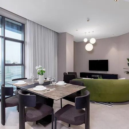 Waves Holiday Homes - 15 Northside, Tower 1, Two Bedroom دبي المظهر الخارجي الصورة