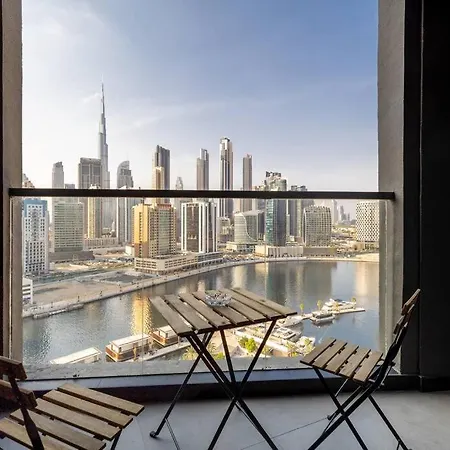 Waves Holiday Homes - 15 Northside, Tower 1, Two Bedroom دبي المظهر الخارجي الصورة