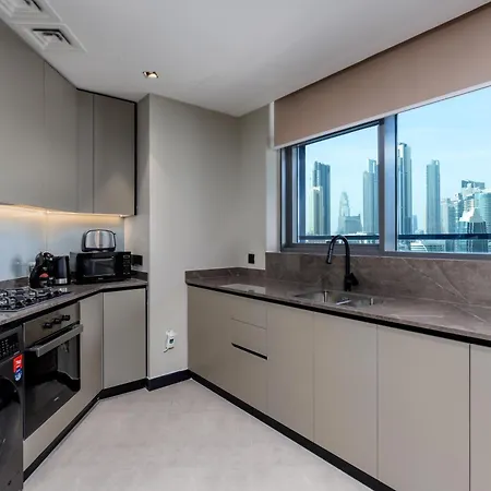 Waves Holiday Homes - 15 Northside, Tower 1, Two Bedroom دبي المظهر الخارجي الصورة